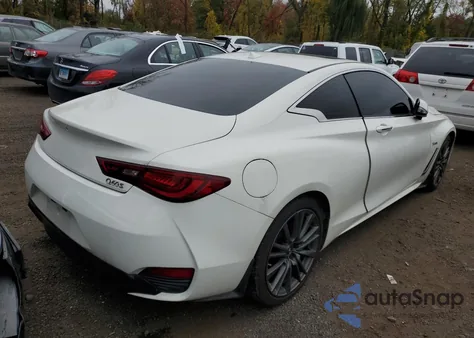 2017 Infiniti Q60 Red Sport 400 from USA, damaged, VIN JN1FV7EL7HM700855